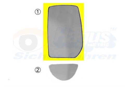 Ford transit spiegelglas - transit,