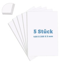 5pcs Foam Board White