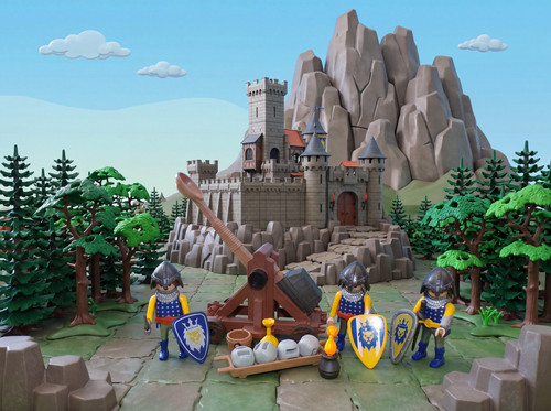 Playmobil steinschleuder - playmobil,