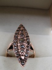 Ring Gold Rotgold Barock