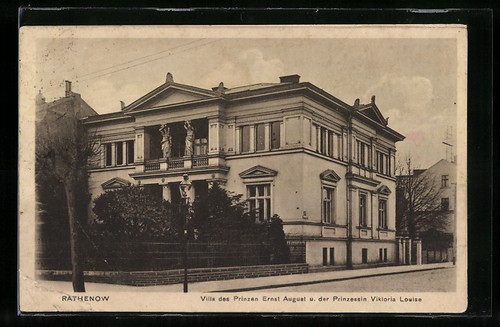 Rathenow villa des prinzen - ak, rathenow,