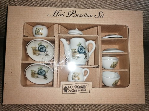 Steiff mini porzellan - steiff, mini-porzellan-set