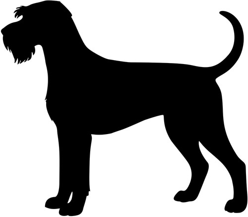 Riesenschnauzer aufkleber - riesenschnauzer,
