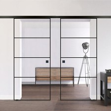 Doppel Glasschiebetür