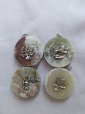 Achat Anhänger Zodiak Sternzeichen