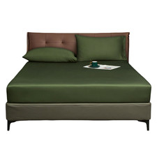 Satin Spannbettlaken Bambus