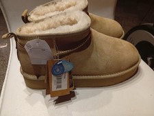 super warme Lammfell Stiefel