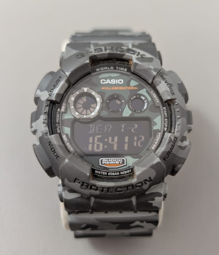Casio shock 120cm - g-shock, gd-120cm