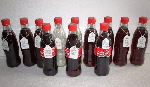 Coca cola sammler flaschen - 12,