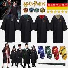 Harry Potter Umhang Weste Krawatte Schal Robe Erwachsene Kinder Kostüm Cosplay🔥