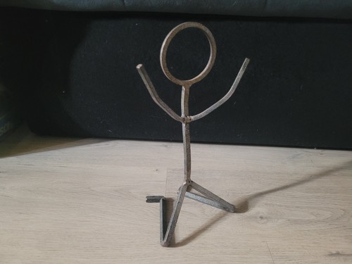 Metall figur skulptur - figur, abstrakt