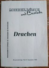 Modellbau und Basteln Plan Drachen DDR Gebraucht