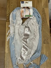 TCM Tchibo  Dreieckstuch * Mit Paillettenbesatz  * ca. 130 x 90 cm, Neu !