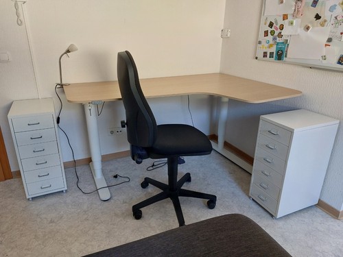 Set schreibtisch el - set, (el
