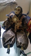 Puppen Harlekin, Porzellan