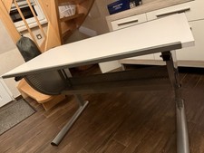 Kinder-/Jugend-Schreibtisch Oxford, höhenverstellbar, neigbar, weiß