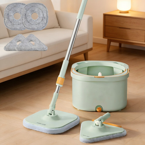Wischmopp set mit eimer - set,