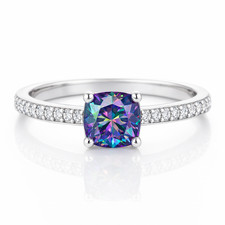Ring silber mit stein - mit,