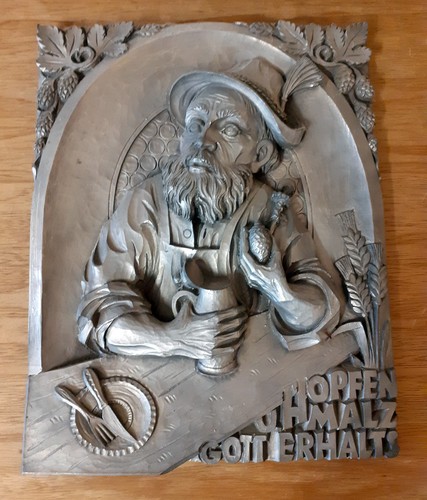 Zinnbild zinntafel hopfen - zinnbild,,