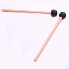 2/Set Holz Drumstick Gummikopf