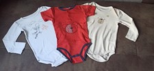 3x Body Größe 98/104, Junge, Lange und kurze Ärmel