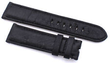 Strauß Uhrenarmband schwarz 22mm /20 kompatibel Panerai Schließe made Germany