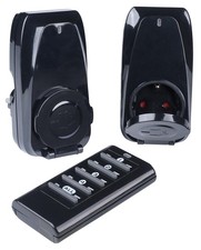 VIVANCO 2-fach Outdoor Funksteckerset, 1150W, Schwarz (63781) #1907073