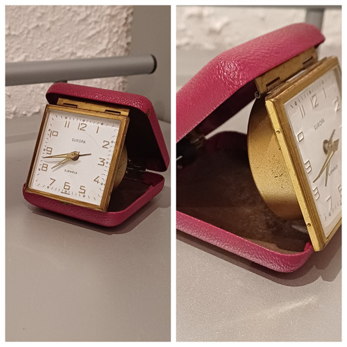 Vintage alter reisewecker - vintage,