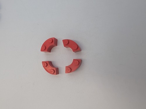 Lego 3063 rundstein rot 2x2 - 3063,
