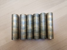 6 x BRONZE Rotguss Rohr Rundrohr Buchse aus Bronze Ø 26 x 13 mm Ca. 600 mm