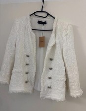 Zara Blazer Gr. L Eher M Beige Damen Jacke