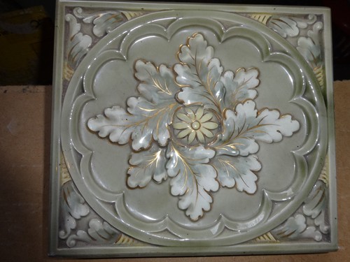 Ofenkachel antik jugendstil - ofenkachel,