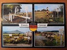 Postkarte 2704 gelaufen, Zonengrenze, Ansichtskarte, Sammlung