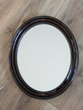 Antik Holz Bilderrahmen oval