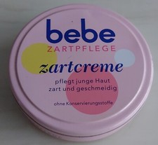 Blechdose bebe Creme Zartpflege 150ml Metallschachtel Johnson & Johnson Sammler
