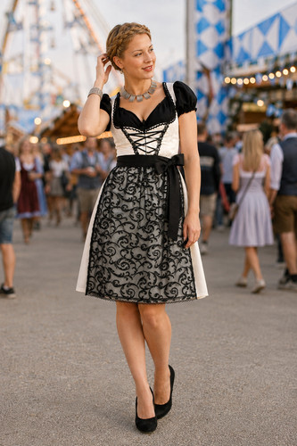 Damen dirndl trachtenkleid - dirndl,