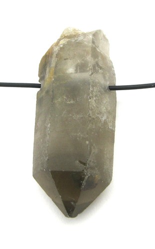 Rohstein gebohrt rauchquarz - rohstein,