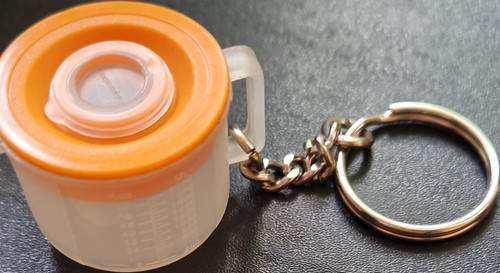 Schlüsselanhänger mini eimer - schlüsselanhänger, mini-eimer