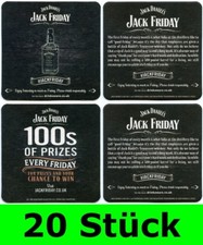 20 Bierdeckel Jack Daniels