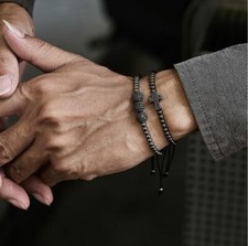 Armband 2er Set Kreuz Kugeln