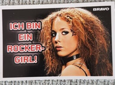 LAFEE BRAVO Sammelkarte, Fankarte, ICH BIN EIN ROCKER-GIRL! Ich will abrocken wi