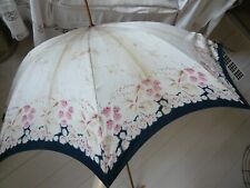 Alter Flanierschirm Boudoir Shabby Vintage Blumenmotiv Schirm Landhaus Nostalgie