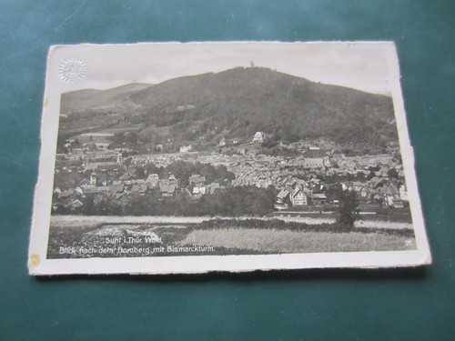 1940 suhl blick zum domberg - ak,