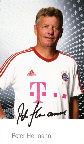 Autogrammkarte peter hermann - peter,