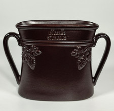 Hoganas Stengods Keramik braun Steingut Vase Doppelhenkel