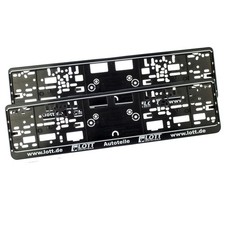 2x KENNZEICHENHALTER