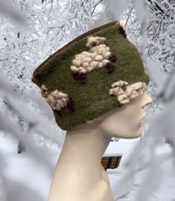 W9. Ski Stirnband Haarband Schafwolle Musterwalk Wollwalk Mütze Winter Ohrwärmer