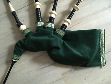 High Quality Bag Cover, Bagpipes, Dudelsack, gold-grün, selfmade, dragon