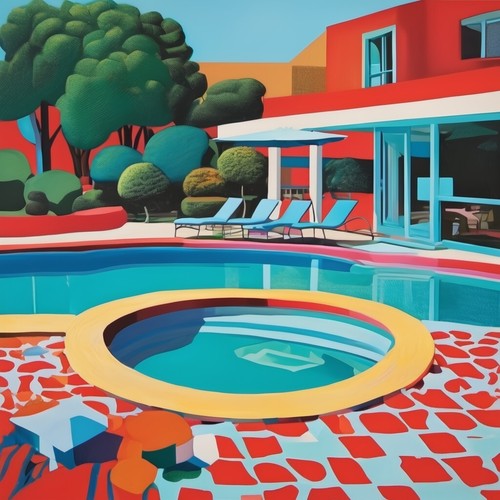 Midcentury pop art szene - pop,