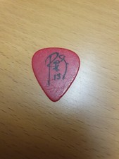 DIE ÄRZTE The Rod Gitarren-Plektrum rot mit Aufschrift